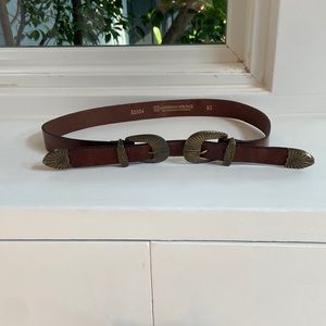 Real leather Amsterdam Heritage Double Belt